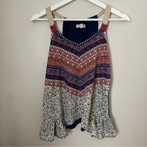 Rewind Tank Top Pattern Casual Comfy Floral